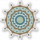 Mehndi Fantasy Kupfer Contour Sticker (Vorderseite)