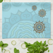Mehndi Fantasy Kupfer Handtuch (Gefaltet)