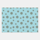Mehndi Fantasy Kupfer Wrapping Paper Set Geschenkpapier Set (Vorderseite)