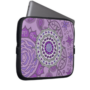 Mehndi Fantasy Silbernes Laptop Case
