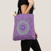 Mehndi Fantasy Silver All-Over-Print Bag Tasche (Von Nahem)