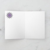 Mehndi Fantasy Silver Card Dankeskarte (Innenseite)