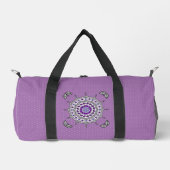 Mehndi Fantasy Silver Duffle Bag (Vorderseite)