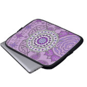 Mehndi Fantasy Silver Laptop Case (Vorne Knopf)