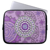 Mehndi Fantasy Silver Laptop Case (Vorderseite)