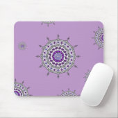 Mehndi Fantasy Silver Mousepad (Mit Mouse)