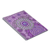 Mehndi Fantasy Silver Notebook Notizblock (Rechte Seite)