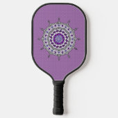 Mehndi Fantasy Silver Pickleball Schläger (Rückseite)