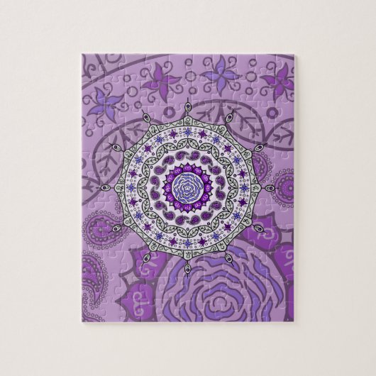 Mehndi Fantasy Silver Puzzle (Vertikal)
