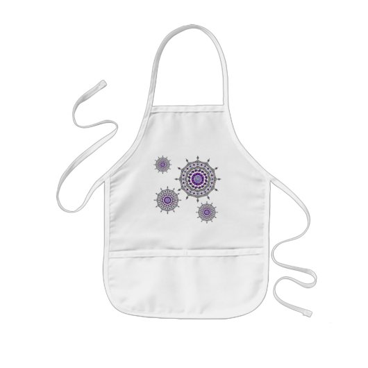 Mehndi Fantasy Silver Schürze (Vorne)