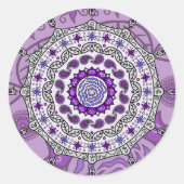 Mehndi Fantasy Silver Sticker (Vorderseite)