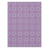 Mehndi Fantasy Silver Tablecloth Tischdecke (Vorderseite)