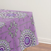 Mehndi Fantasy Silver Tablecloth Tischdecke (Beispiel)