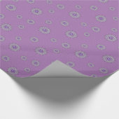 Mehndi Fantasy Silver Wrapping Paper Geschenkpapier (Ecke)