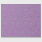 Mehndi Fantasy Silver Wrapping Paper Geschenkpapier (Flach)