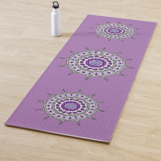 Mehndi Fantasy Silver Yoga Mat Yogamatte (Beispiel)