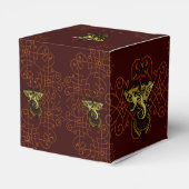 Mehndi Ganesha (rot) Geschenkschachtel (Rückseite)