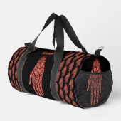 Mehndi Hand Tattoo Art Design Personalisiert Duffle Bag (Rechte Ecke)