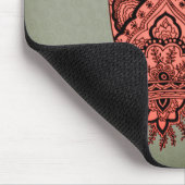 Mehndi Hand Tattoo Body Art Design Mousepad (Ecke)