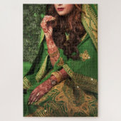 Mehndi Henna, Indian Bride Jigsaw Puzzle 1014 pc. (Vertikal)