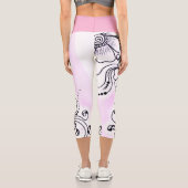 Mehndi-Hosen Capri Leggings (Rückseite)