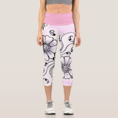 Mehndi-Hosen Capri Leggings (Vorderseite)