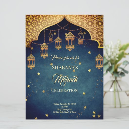 Mehndi indischen Arabian marokkanischen Design Ste (Stehend Vorderseite)