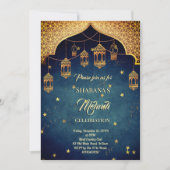 Mehndi indischen Arabian marokkanischen Design Ste Einladung (Vorderseite)