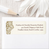 Mehndi Lace (Rücksendeadressen-Aufkleber) (Insitu)