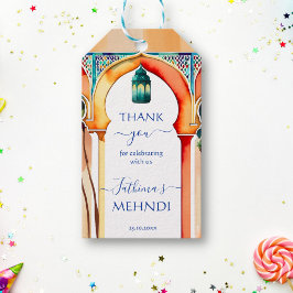 Mehndi Marokko arabischen Stil Arch danke Ihnen Geschenkanhänger