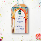 Mehndi Marokko arabischen Stil Arch danke Ihnen Geschenkanhänger