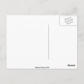 Mehndi-Party Einladung Postkarte (Rückseite)