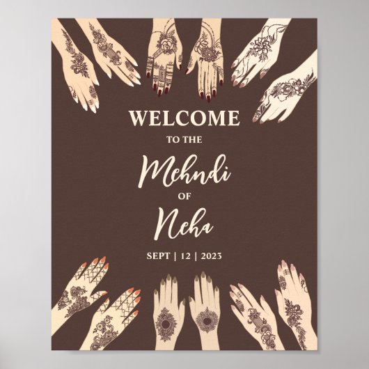 Mehndi Poster (Vorne)