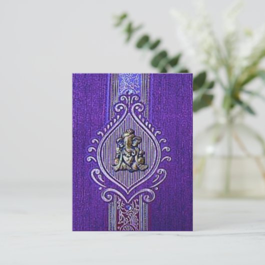 Mehndi Postkarte (Stehend Vorderseite)