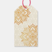 Mehndi & Sangeet Manadala und niedliches indisches Geschenkanhänger (Rückseite)