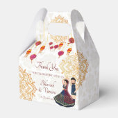 Mehndi & Sangeet Manadala und niedliches indisches Geschenkschachtel (Vorderseite)