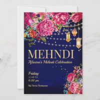 Mehndi Starry night Arabian Laternen floral