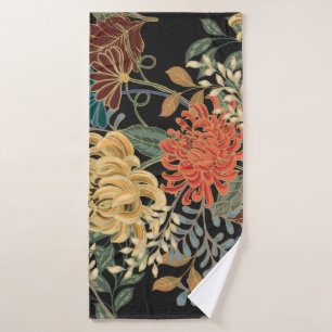 Mehndi Tracery Tile: Ethnisch nahtloses Design Badehandtuch