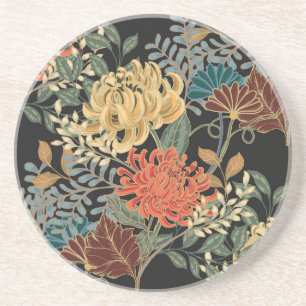 Mehndi Tracery Tile: Ethnisch nahtloses Design Getränkeuntersetzer