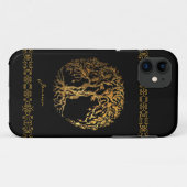 Mehndi Tree of Life (Henna) Case-Mate iPhone Hülle (Rückseite (Horizontal))