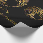 Mehndi Tree of Life (Henna) Geschenkpapier (Ecke)