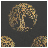 Mehndi Tree of Life (Henna) Stoff (Nahaufnahme)