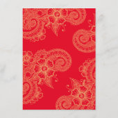 Mehndi Wedding Insert (Rückseite)