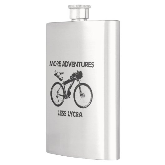 Mehr Abenteuer weniger Lycra Bikepacking Flachmann (Links)