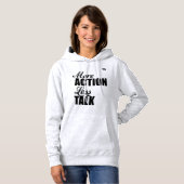 Mehr Action LESS-Talk gehoochtes Sweatshirt (Vorne ganz)