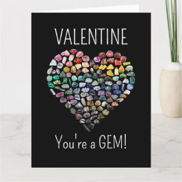 mehr als 100 Kristalle Gems Minerals Valentinstag  Dankeskarte