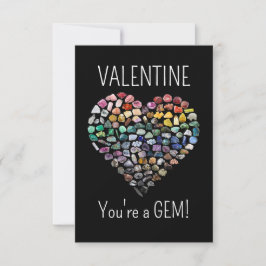 mehr als 100 Kristalle Gems Minerals Valentinstag  Dankeskarte