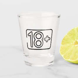 Mehr als 18 Shot Glass  Schnapsglas