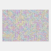 Mehr als 2.000 Mathematik-Gleichungen Rätsel gelös Geschenkpapier Set (Vorderseite 3)