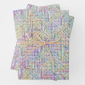 Mehr als 2.000 Mathematik-Gleichungen Rätsel gelös Geschenkpapier Set (Beispiel)